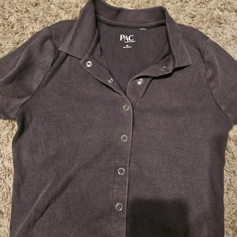 PAC Short Sleeve XS Button-Up Shirt